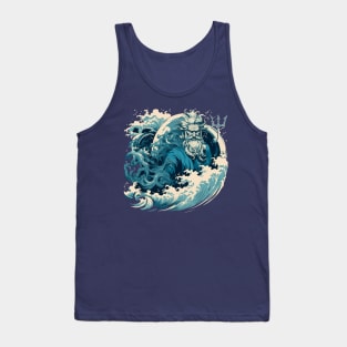 Poseidon Greek God of the Sea. Poseidon art Tank Top